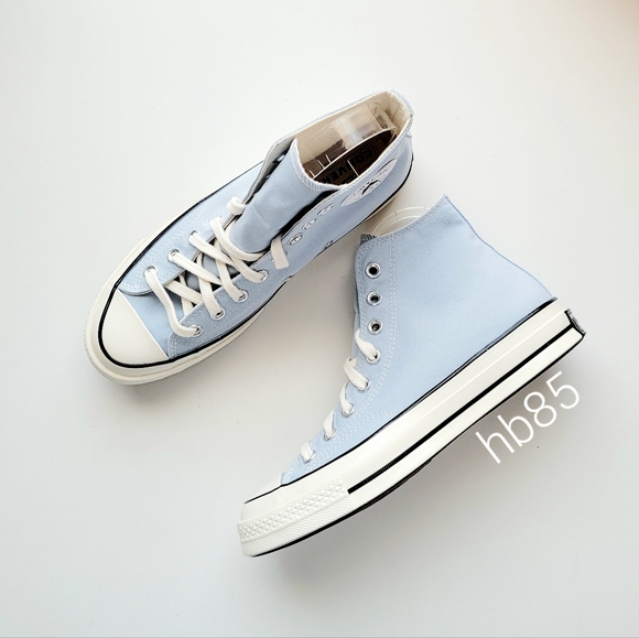 Converse Chuck 70 Hi Lt Armory Blue Egret Black Men's 7 Women's 9 - Picture 2 of 6